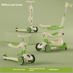 3-in-1 Kinderscooter 0–6 Jaar – Duw-, Zit- en Balansscooter met Zonnescherm - Image 8