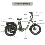 HIDOES ET1 Elektrische Fiets Driewieler - Image 4