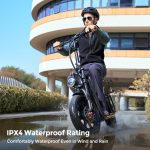 iScooter F7 Seated Electric Scooter - 16" Fat Tires, Detachable Cargo Basket - Image 8
