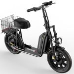 iScooter F7 Seated Electric Scooter - 16" Fat Tires, Detachable Cargo Basket - Image 17