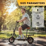 iScooter i12 500W Electric Scooter with Seat & Basket - Image 8