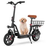 iScooter i12 500W Electric Scooter with Seat & Basket