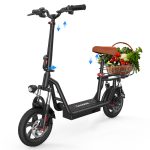 iScooter i12 500W Electric Scooter with Seat & Basket - Image 10