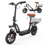 iScooter i12 500W Electric Scooter with Seat & Basket - Image 3