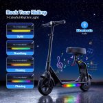 iScooter iK7 2-in-1 Kids E-Scooter with Removable Seat & Basket - Image 7