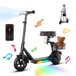 iScooter iK7 2-in-1 Kids E-Scooter with Removable Seat & Basket - Image 15