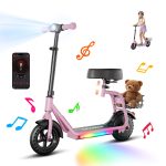 iScooter iK7 2-in-1 Kids E-Scooter with Removable Seat & Basket - Image 16