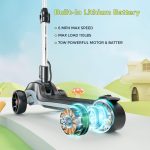iScooter iK2 Height Adjustable Kids Electric Scooter with Flashing Wheels - Image 7