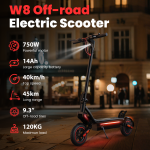 iScooter W8 750W Off Road Electric Scooter - Image 11